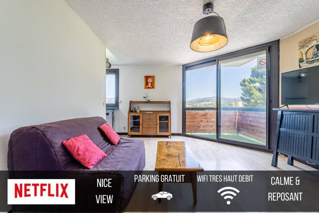 Park & Suites -Wifi-Netflix-Vue Marseilles Exterior foto